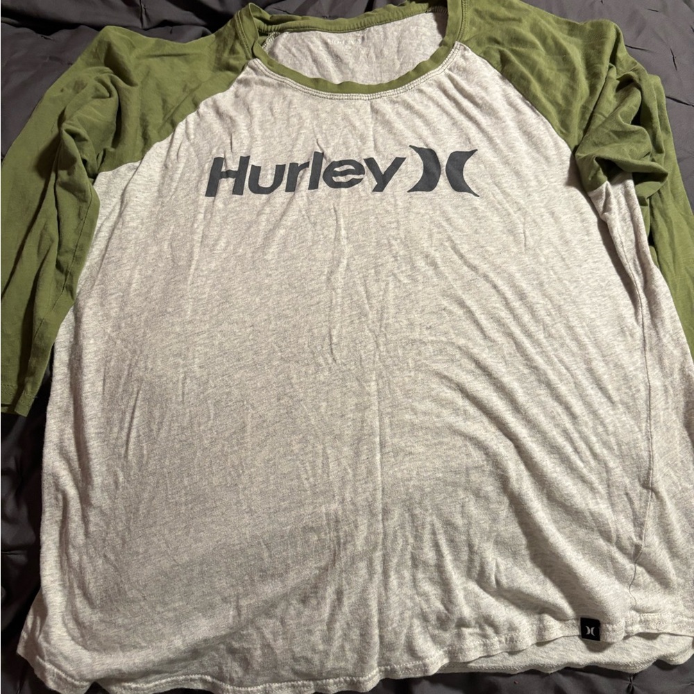 Women’s Hurley Baseball 3/4 sleeve tee